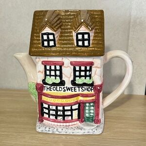 The Old Sweet Shop Ceramic Teapot - Multicolor